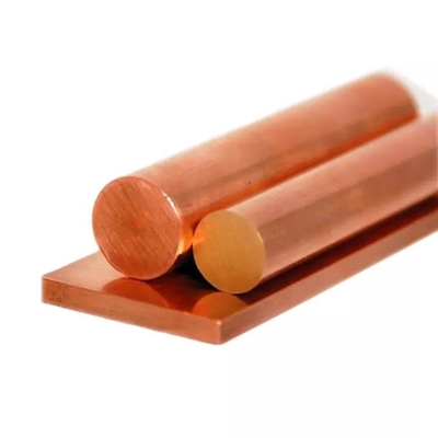 Copper Busbars C1100 Flat Copper Round Bars 5.5mm-500mm