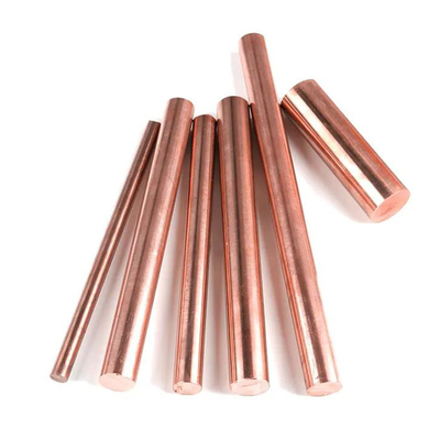 99.9% Pure Copper Earth Rod Bar Clamp Clad Steel Grounding C10300 50mm