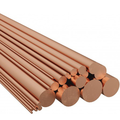 99.9% Pure Copper Earth Rod Bar Clamp Clad Steel Grounding C10300 50mm